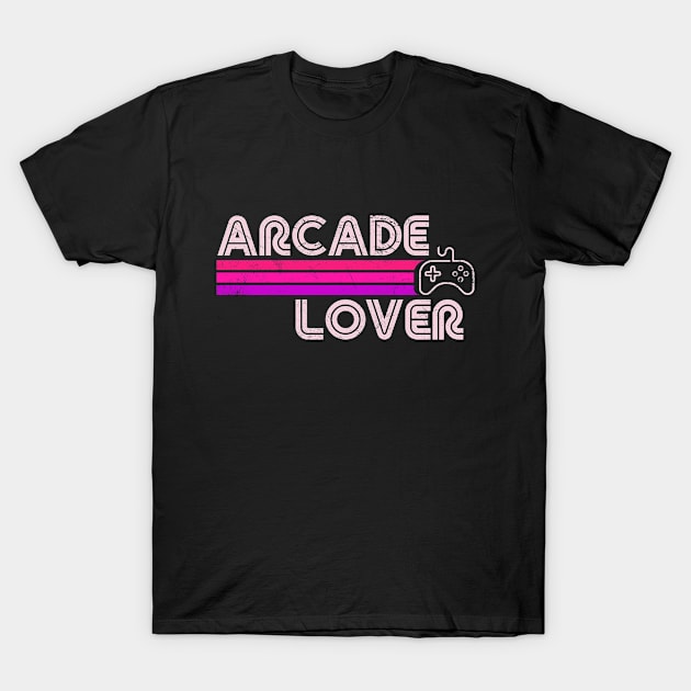 Arcade Lover v2 (Aged) T-Shirt by VanHand